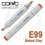 Copic Sketch - E99 Baked Clay